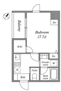 ブロード東灘深江駅前レジデンス【4階】の間取り