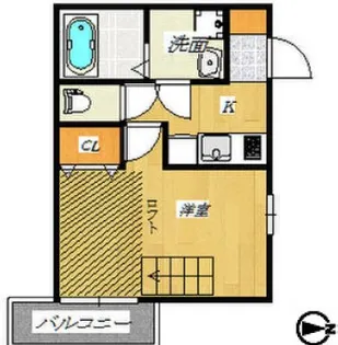 1Kの間取り画像