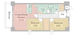 LiveCasa西宮【7階】の間取り