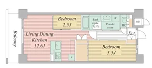 LiveCasa西宮【2階】の間取り