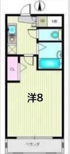 テレサエンバシ【2階】の間取り