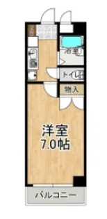 エルマール御影【2階】の間取り