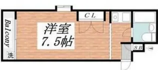 メゾン・ド・六甲パートII【3階】の間取り