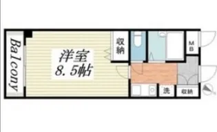 メゾンフレール【2階】の間取り