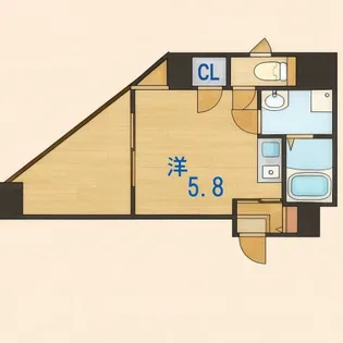 エトワール王子【7階】の間取り