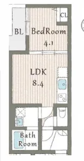 ALEGRIA芦屋西【1階】の間取り