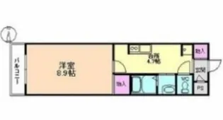 パトリア芦屋【1階】の間取り