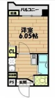 コーニッシュ王子公園【309号室】の間取り