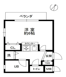 ワコーレフース本山【2階】の間取り