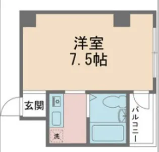 サルナートなかはら【1階】の間取り