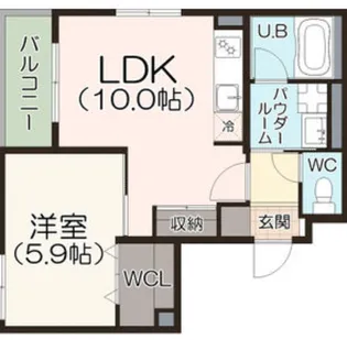 アークメゾン王子公園【2階】の間取り