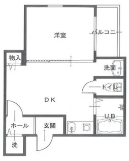 ソレイユ甲南【3階】の間取り