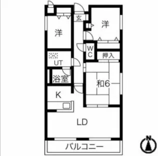 キャロル御影【202号室】の間取り