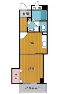 AH徳井【501号室】の間取り
