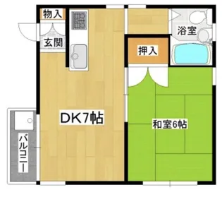 ルミエール東灘区【402号室】の間取り