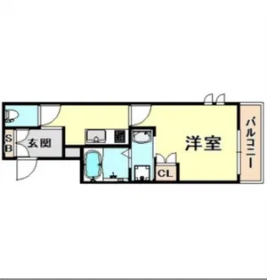 ホワイトハウス水道筋【2階】の間取り
