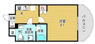 ForYou神戸・灘【301号室】の間取り