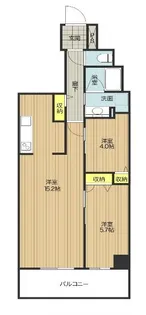 リアライズ天満橋(旧 ディー・グラン北浜東)【12階】の間取り