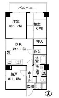3DKの間取り画像