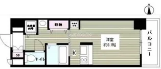 プレサンス東本町Vol.2【3階】の間取り