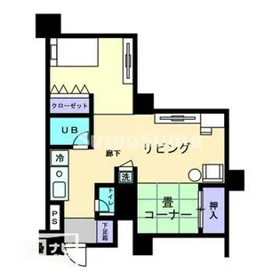 福岡県福岡市博多区博多駅前1丁目【マンション】の間取り