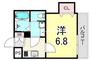兵庫県尼崎市神田北通6丁目【マンション】の間取り