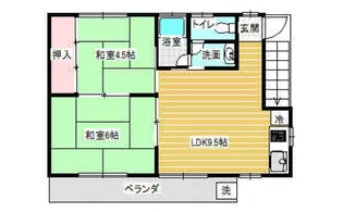 兵庫県神戸市中央区八雲通2丁目【アパート】の間取り