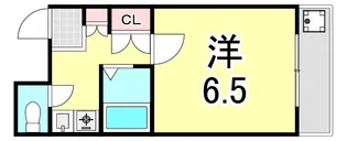 兵庫県神戸市東灘区甲南町3丁目【マンション】の間取り