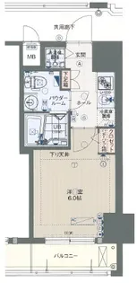 1Kの間取り画像