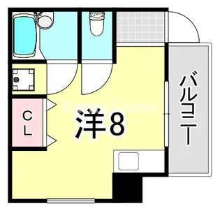 ロイヤル住吉【1階】の間取り