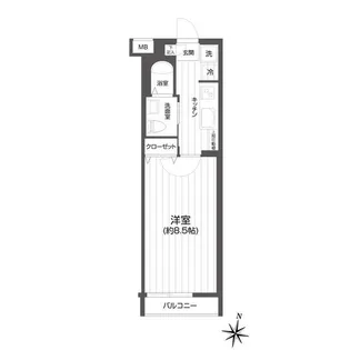 メイクスデザイン用賀【1階】の間取り