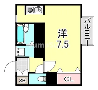 兵庫県神戸市兵庫区湊川町2丁目【アパート】の間取り