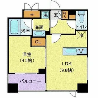 メゾンビスタ渋谷宇田川【5階】の間取り