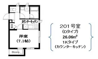 Residence Nakameguro【2階】の間取り