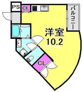 兵庫県神戸市兵庫区上三条町【マンション】の間取り