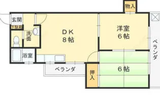 兵庫県西宮市上ケ原十番町【マンション】の間取り