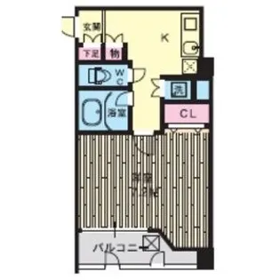 兵庫県神戸市須磨区千守町1丁目【マンション】の間取り