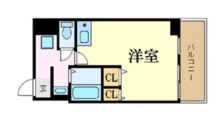 ダイドーメゾン大阪・中之島【4階】の間取り