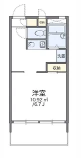 レオパレスコスモ【2階】の間取り