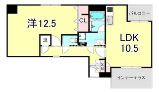 ペルル西長堀【2階】の間取り