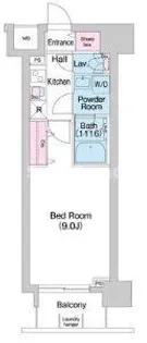 1Kの間取り画像