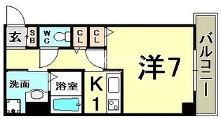 兵庫県神戸市中央区海岸通4丁目【マンション】の間取り