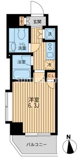 スペーシア池尻大橋【3階】の間取り