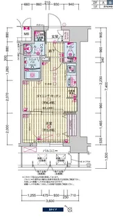 兵庫県神戸市兵庫区水木通1丁目【マンション】の間取り