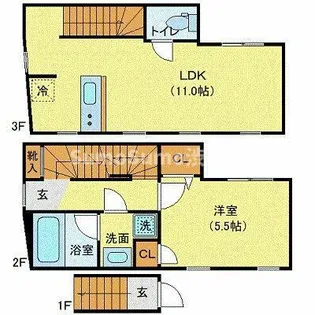 プライベートプレイス広尾の間取り