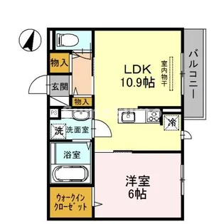 兵庫県神戸市東灘区森南町3丁目【アパート】の間取り