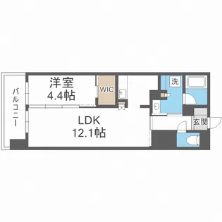 One Paseo【2階】の間取り