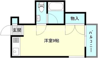 キューブ武庫川Ⅰ【4階】の間取り