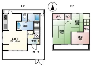 兵庫県神戸市垂水区馬場通【一戸建】の間取り