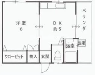 エール山崎【2階】の間取り